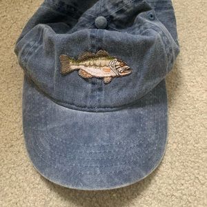 Fish Decal Denim Hat